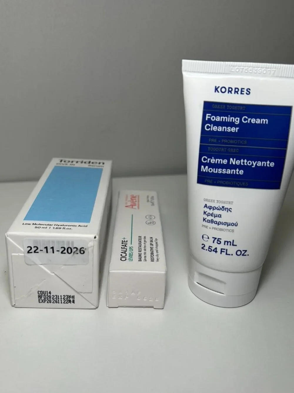 Sensitive Skin Skincare Set Avène Cicalfate Torriden Serum Korres Cleanser NEW